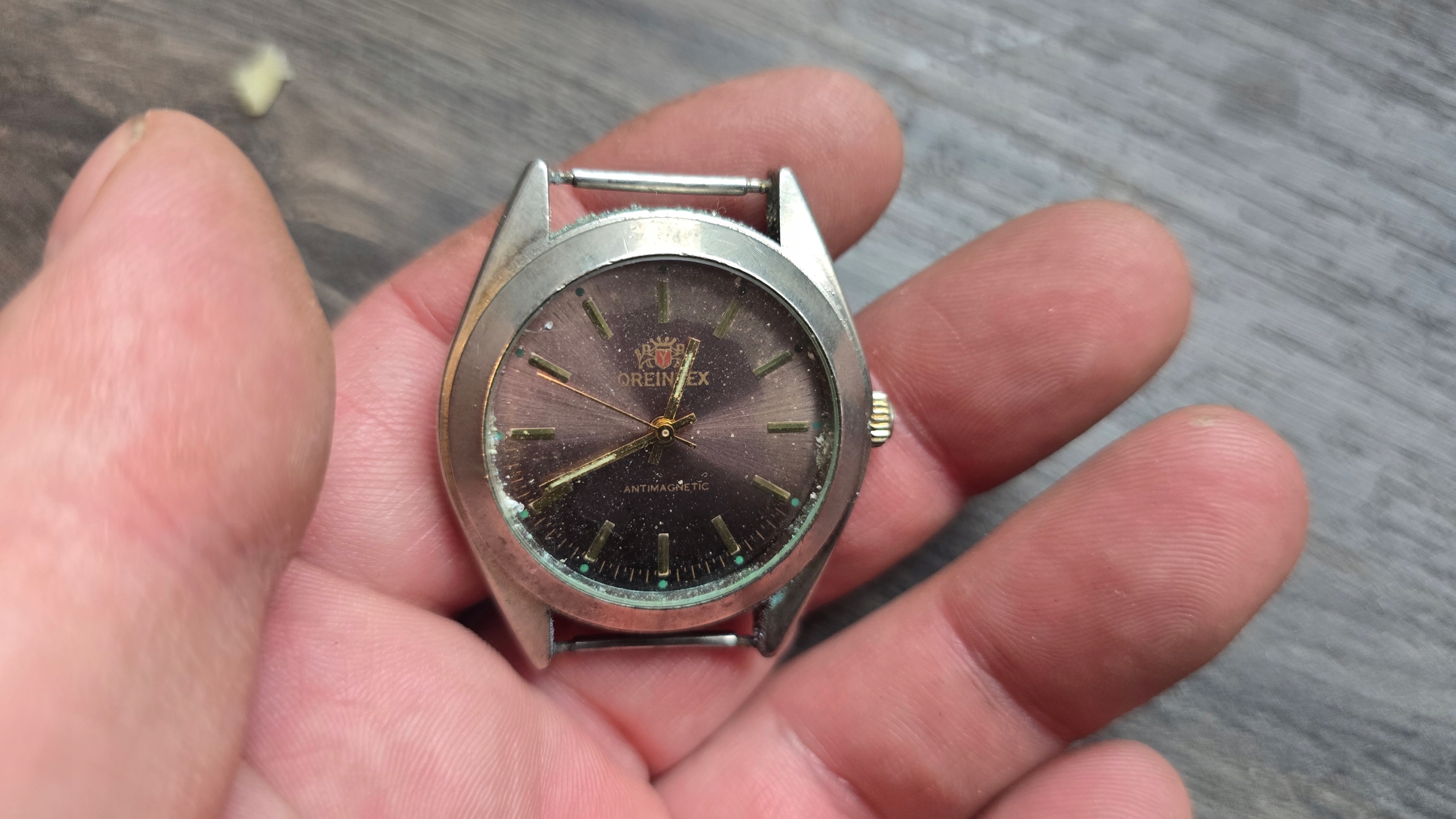 STARY ZABYTKOWY ZEGAREK NA RĘKĘ ORIENTEX ORYGINAŁ RETRO VINTAGE