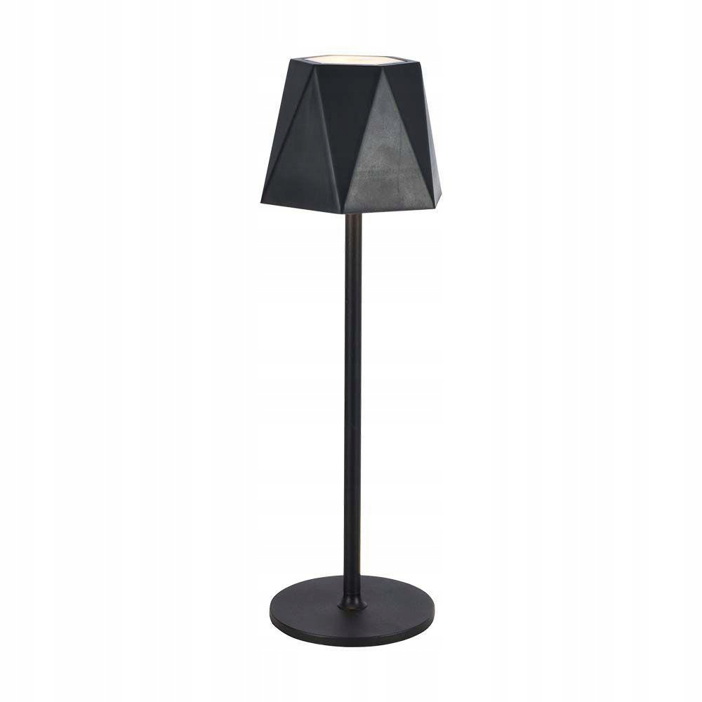 V-tac Stolní noční lampička 4W Led 37cm nabíjení Usb, stmívatelná, černá