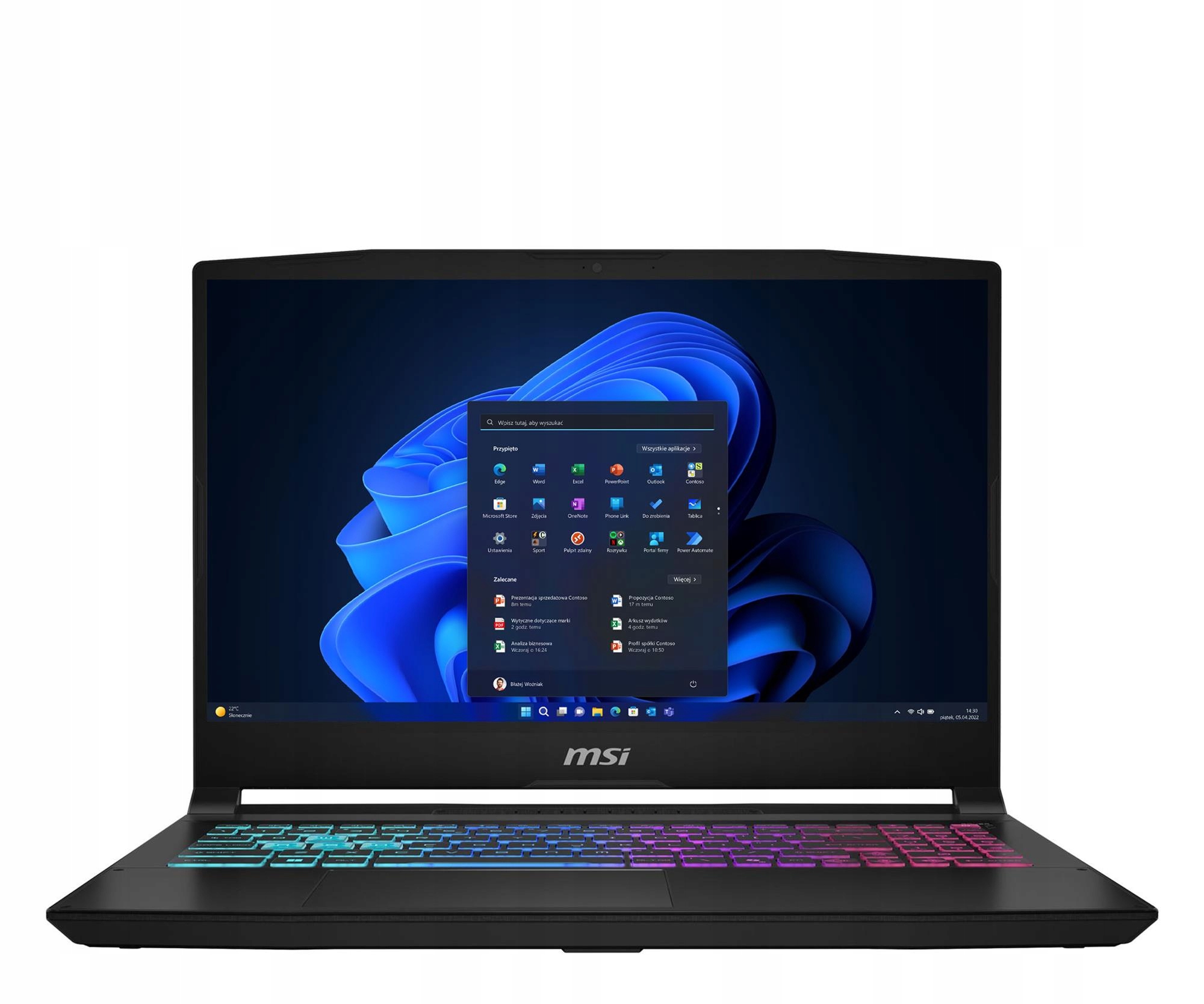 Laptop Msi Katana 15 Hx i7-14650HX 16GB 512 Win11X RTX5060 165Hz