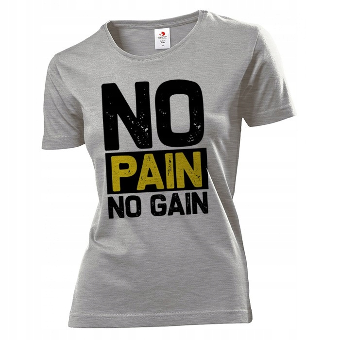 

Koszulka damska No pain no gain XXL