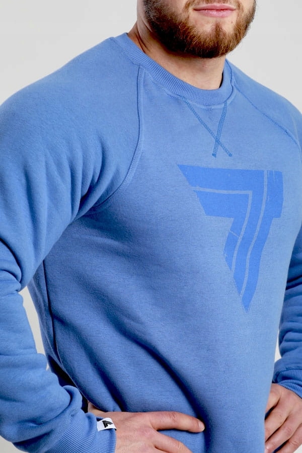 Trec Męska Bluza Sweatshirt 008 90% Bawełna 10% Poliester Dark-blue L