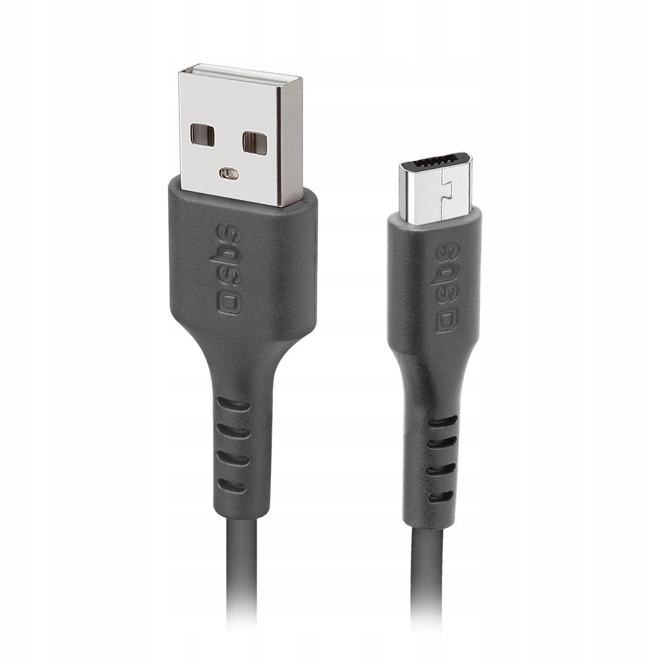 Kabel Sbs Lthl200 Usb-A Micro-Usb 1M Czarny