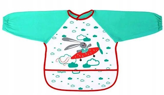 BABYONO Śliniak Fartuszek z rękawkami 24m+