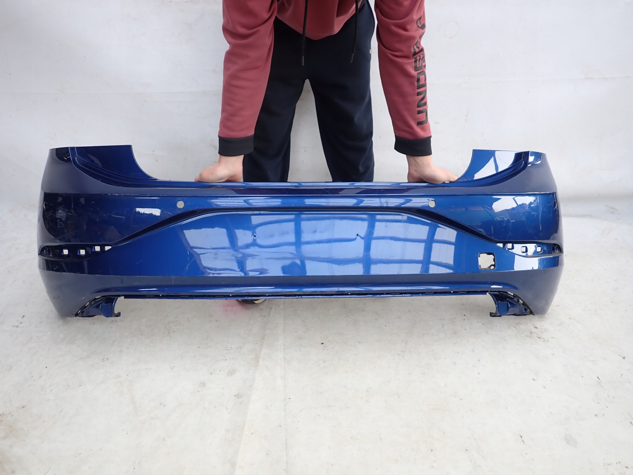 VW POLO VI 2G LIFT 21- bumper rear part rear PDC