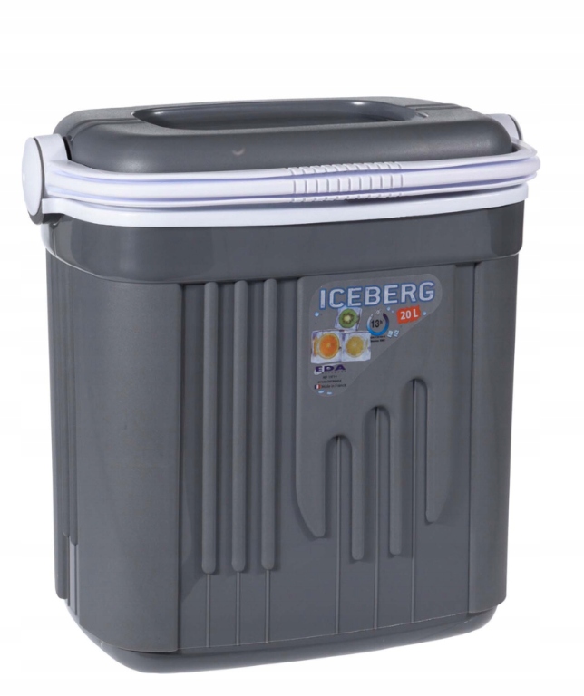 Lodówka turystyczna 20 L Iceberg szara