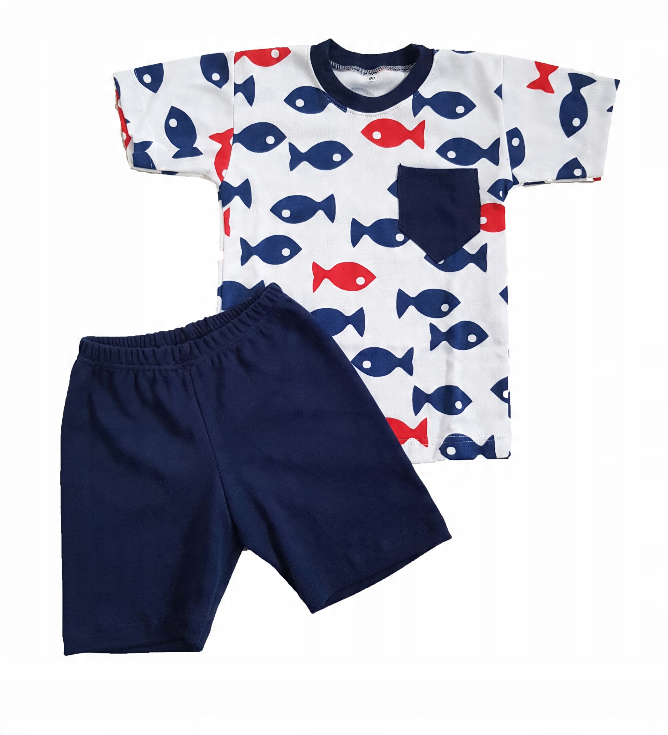 

Zestaw Komplet koszulka t-shirt + spodenki r.92