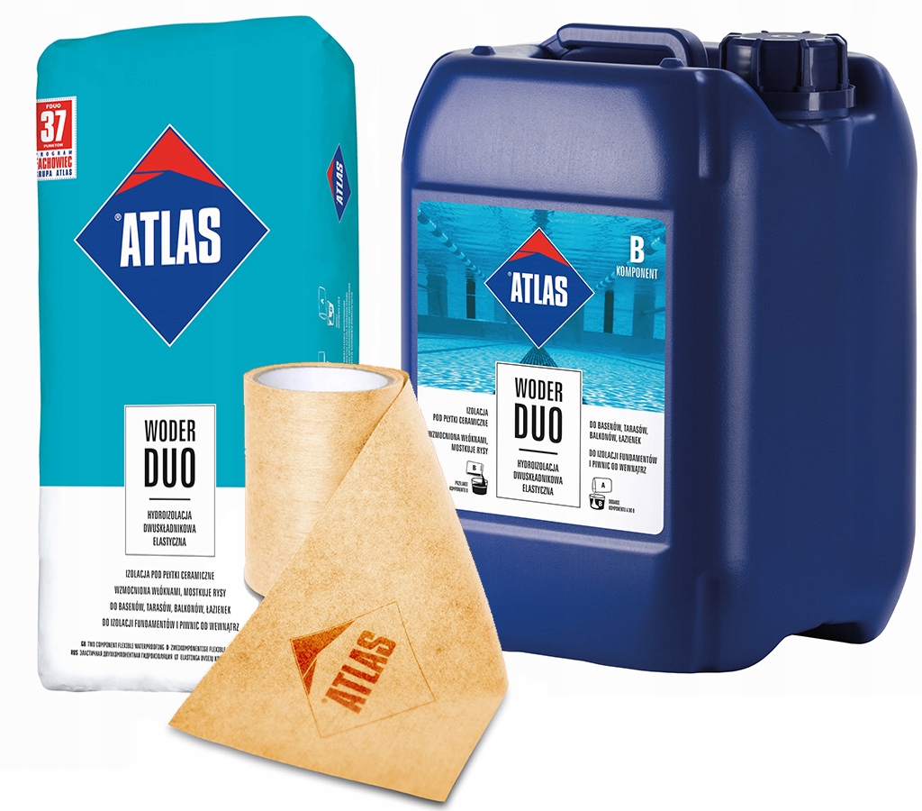 

Atlas Woder Duo Hydroizolacja (a+b) 32KG Taśma