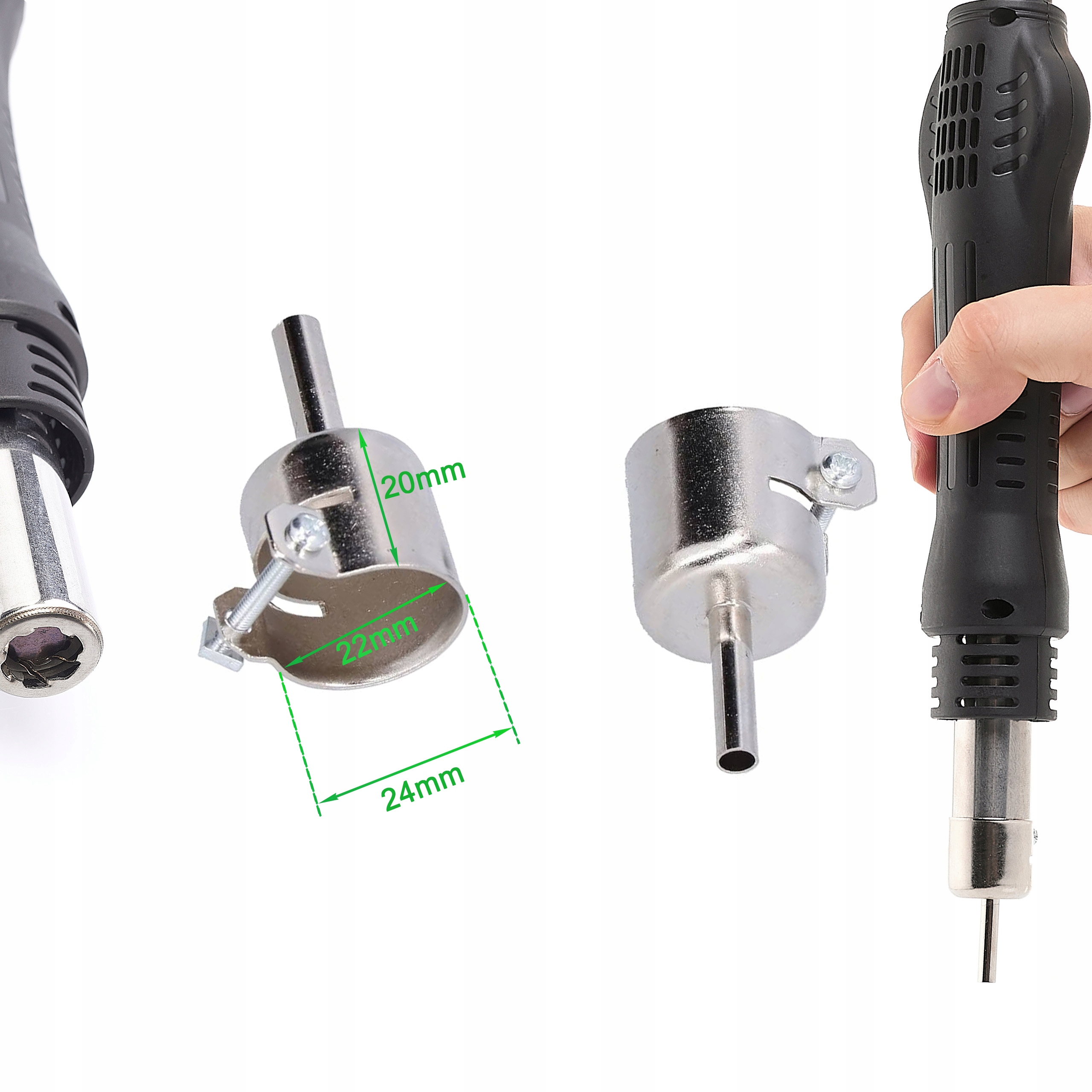 DYSZA HOTAIR PROSTA KRÓTKA 6MM STACJA YIHUA WEP Marka Techrebal