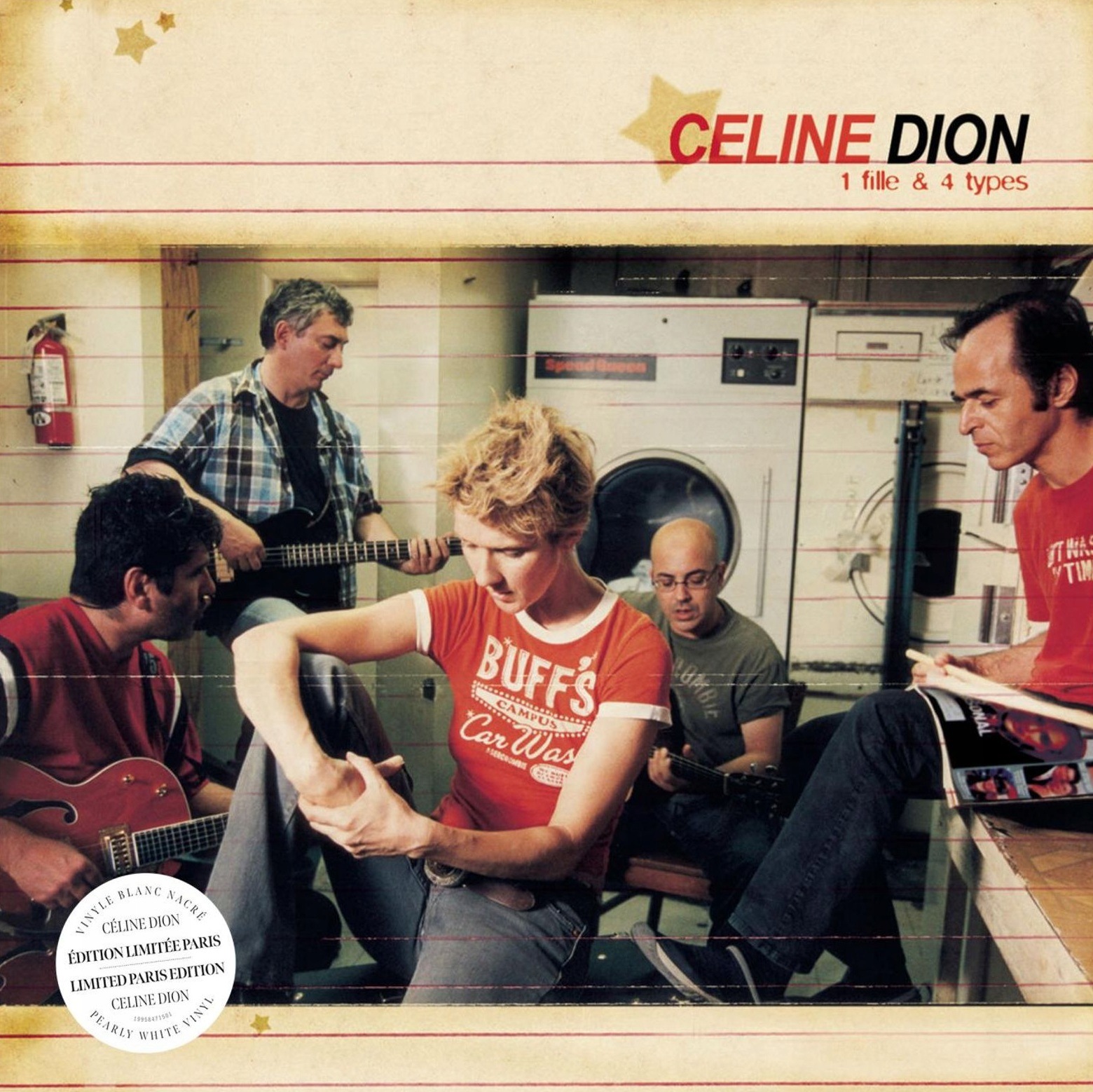 Dion Celine 1 Fille & 4 Types (lp Pearl White) Winyl