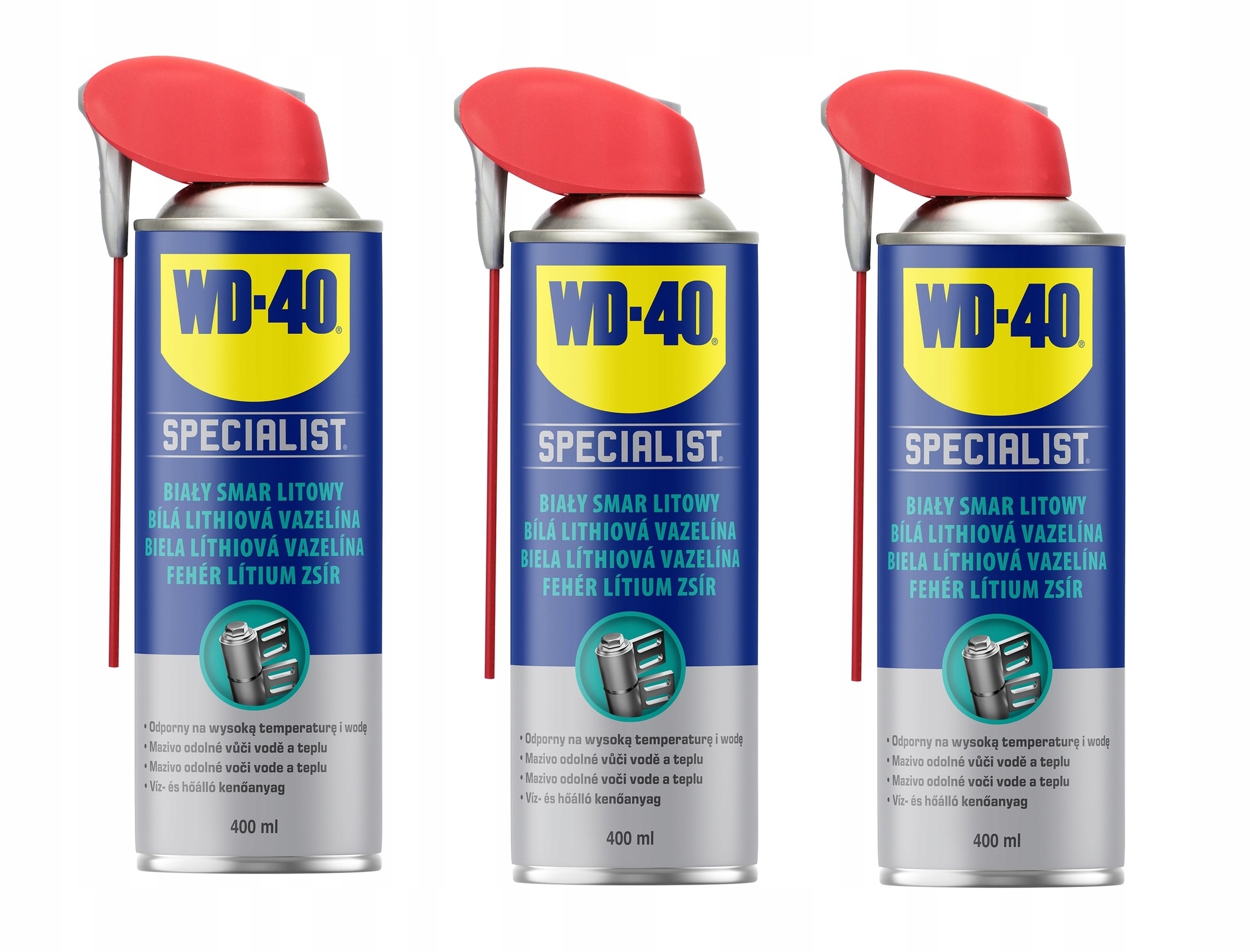 WD-40 SPECIALIST BIAŁY SMAR LITOWY WD40 400ml Rodzaj biały smar