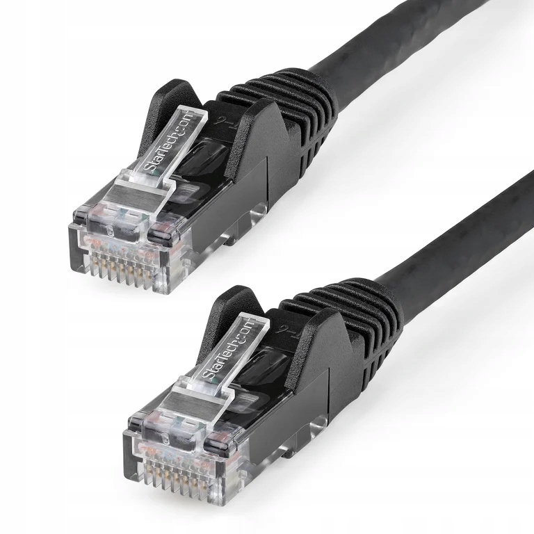 StarTech.com N6LPATCH3MBK kabel sieciowy Czarny 3 m Cat6 U/UTP (UTP)