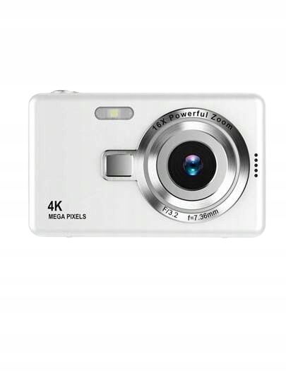 Shein Digitální Fotoaparát Bílý Typu „point And Shoot“ 1JA