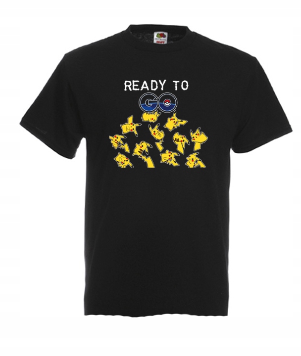 

XXXL Koszulka Męska Pokemony Pikachu Pika Wzory