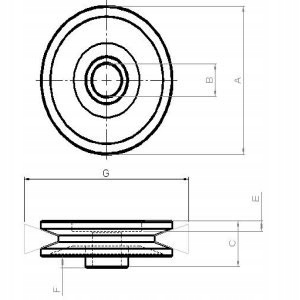 Koło pasowe alternatora 1 rowek 134712 Numer katalogowy części 134712