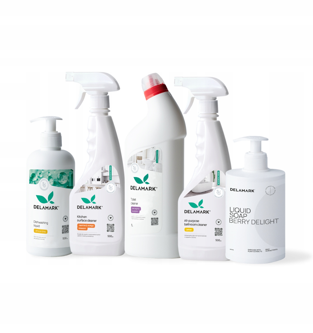 Levně Sada komplexní ekologické čistoty domu: mýdlo, kuchyně, koupelny