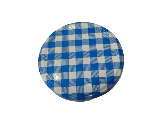 

10x Wieczko fi82 Nakrętki Na Słoik Krata Niebieska