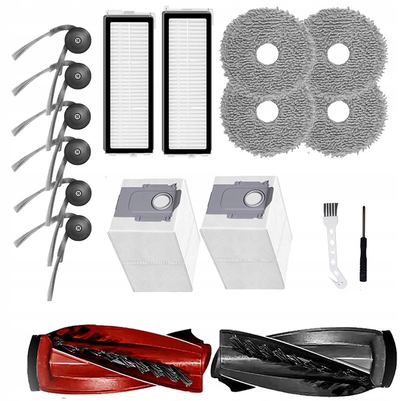 Zestaw Filtry Szczotki do Xiaomi Mi Roborock Qrevo Curv/Qrevo Curve