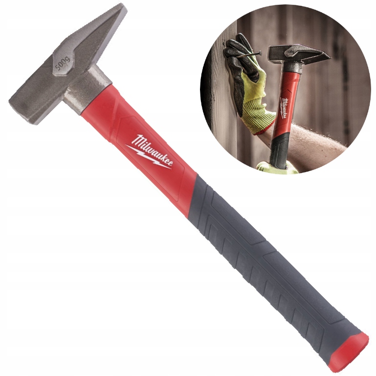 

Milwaukee Młotek Ślusarski Fiberglass 500g 0,5kg