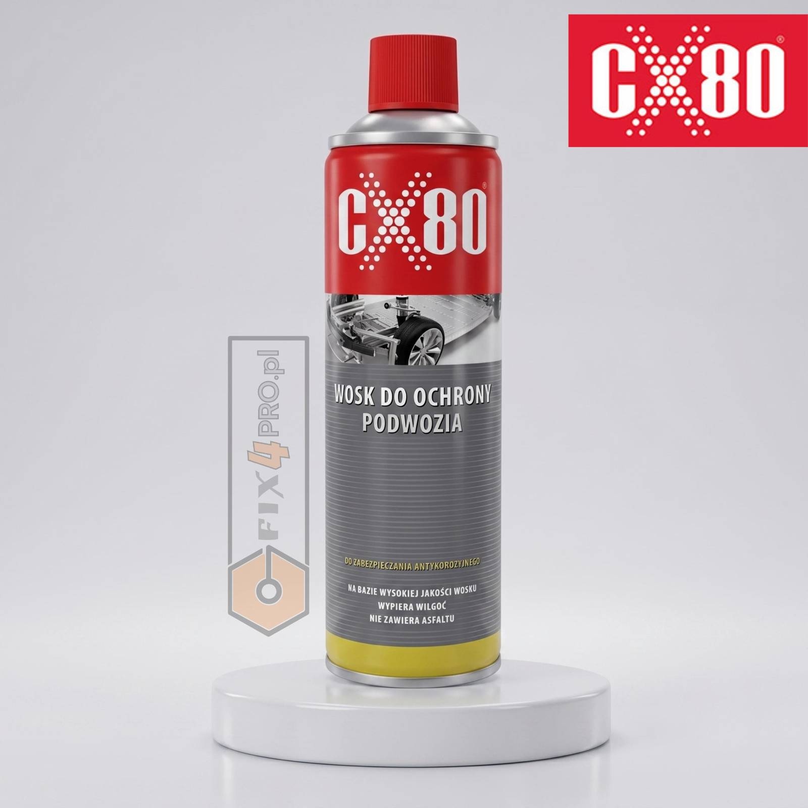 3 x CX80 Wosk do Podwozia Żółty 500ml Konserwacja Antykorozyjna