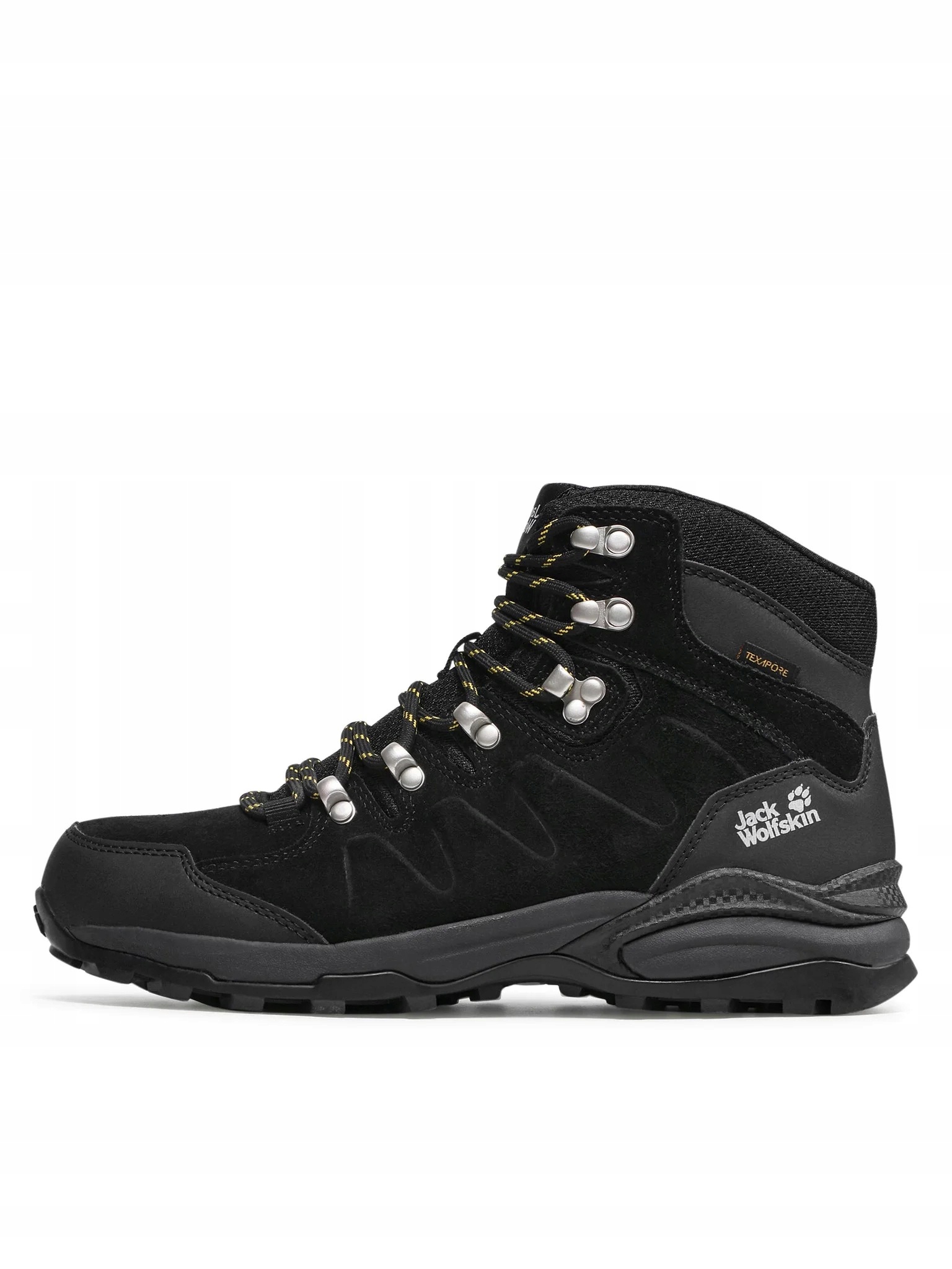 Jack Wolfskin Trekové Boty S Černou Kůží 42,5 6DA