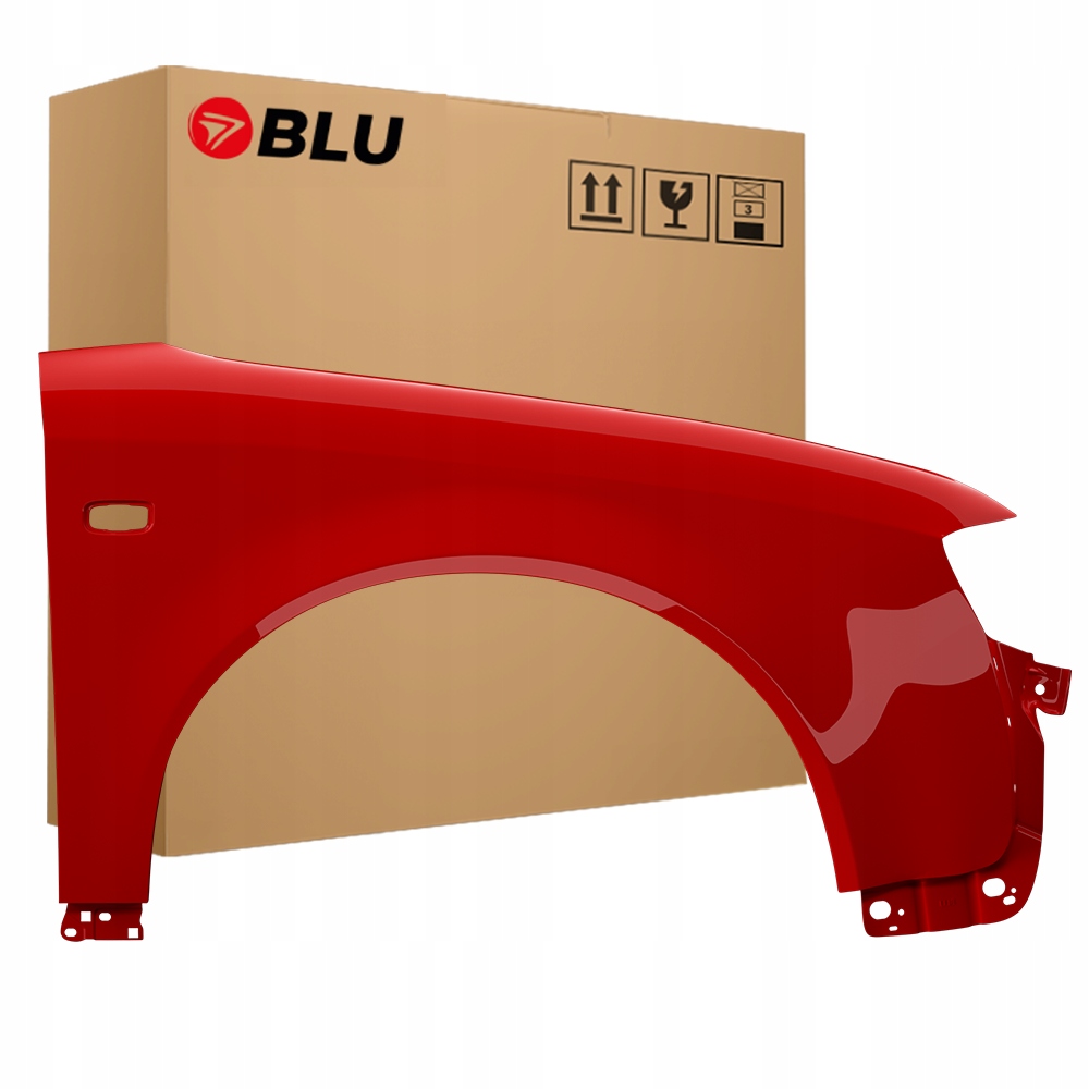 Blu Blatník Audi A4 B6 LY3J pravý červený 00-04 přední