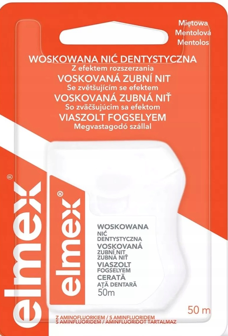 

Elmex Nić Dentystyczna Woskowana Miętowa 50m