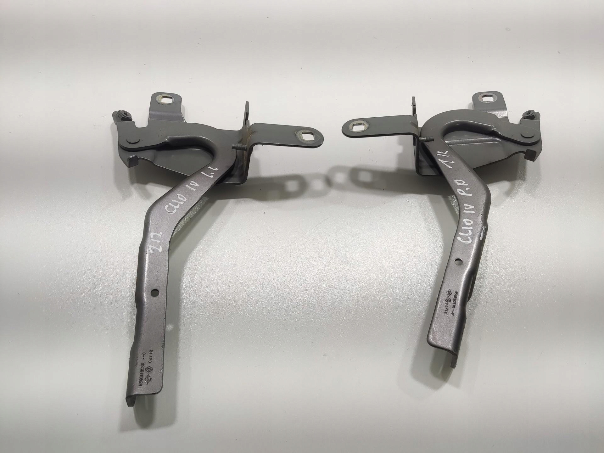 hinge bonnet hinges left right KOMPLET RENAULT CLIO IV 2013-2016