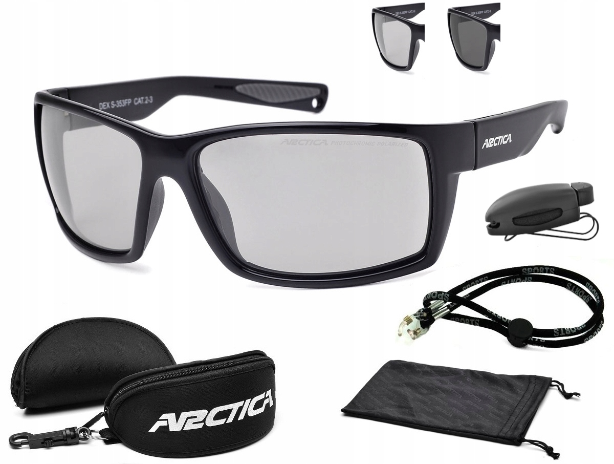 Arctica Okulary S-353FP Fotochromowe Polaryzacyjne Przeciwsłoneczne Gratisy