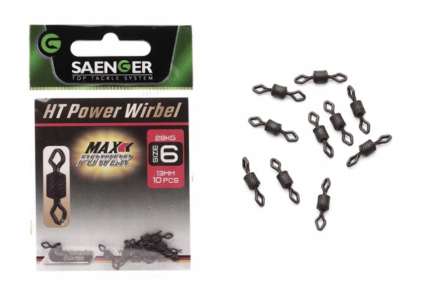 Saenger Ht Power Wirbel 10 9mm 22kg 10pcs.