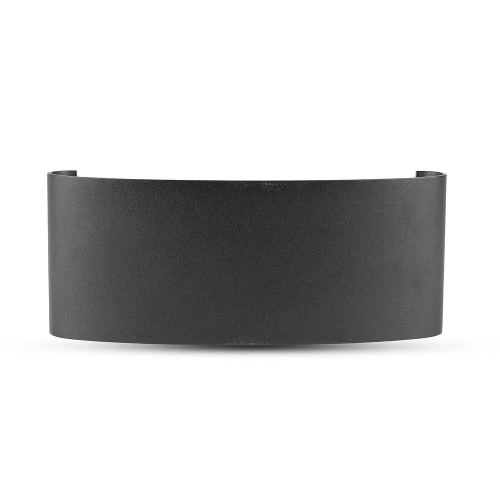 V-tac Nástenná lampa hore dole 7W Led čierna IP65 VT-848 4200K 940lm