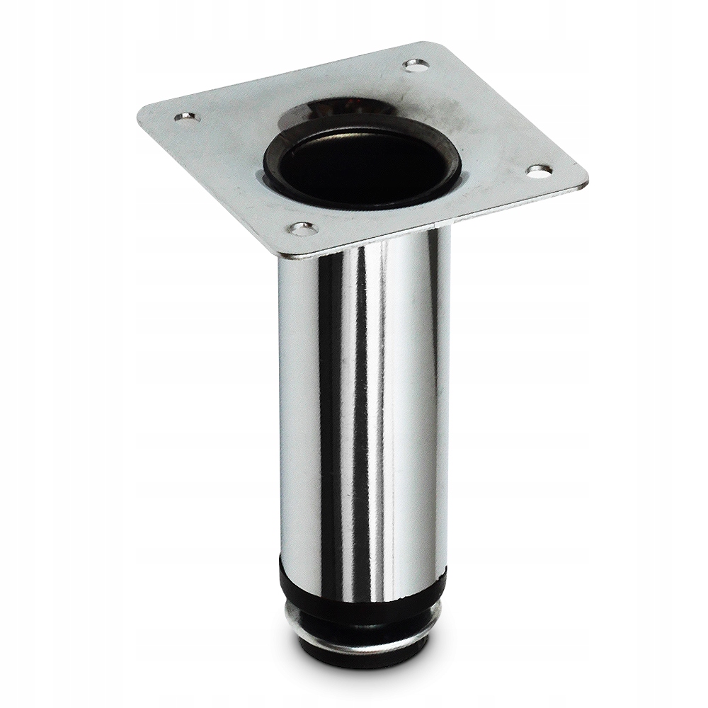 NOGA NÓŻKA MEBLOWA CHROM NÓŻKA DO MEBLI NÓŻKA POD SZAFKĘ Z REGULACJĄ H10CM