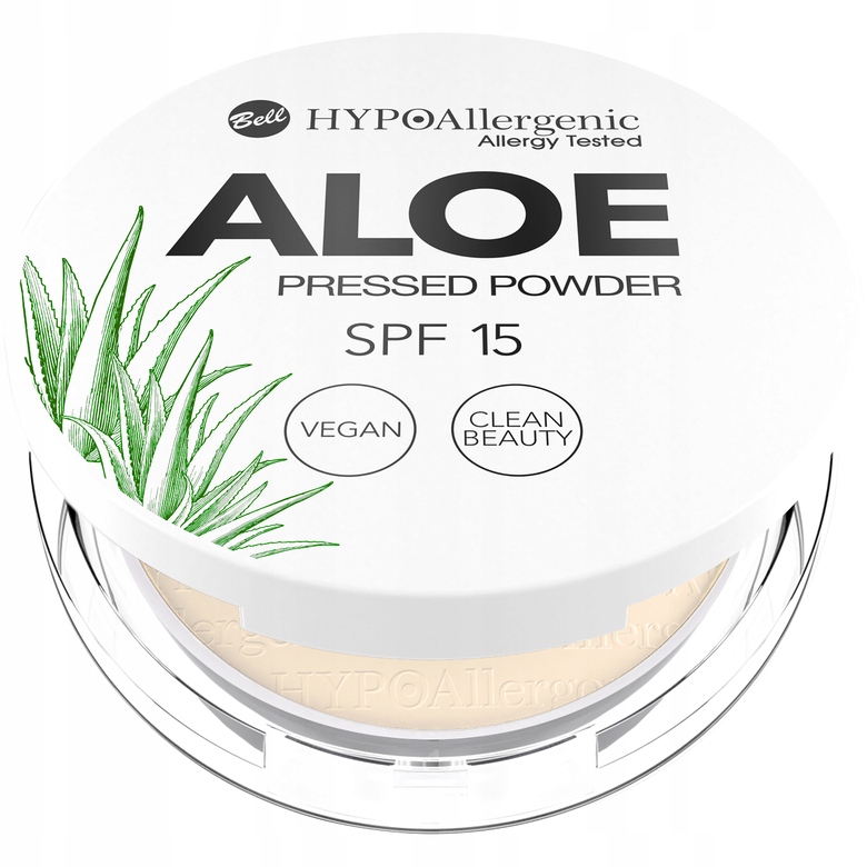 

Bell HypoAllergenic Aloe Puder do twarzy SPF15 02