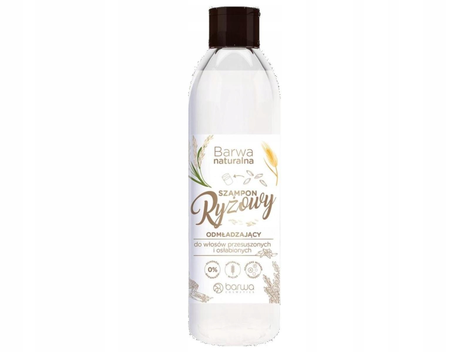 

Barwa Naturalna szampon do włosów 300ml Ryżowy