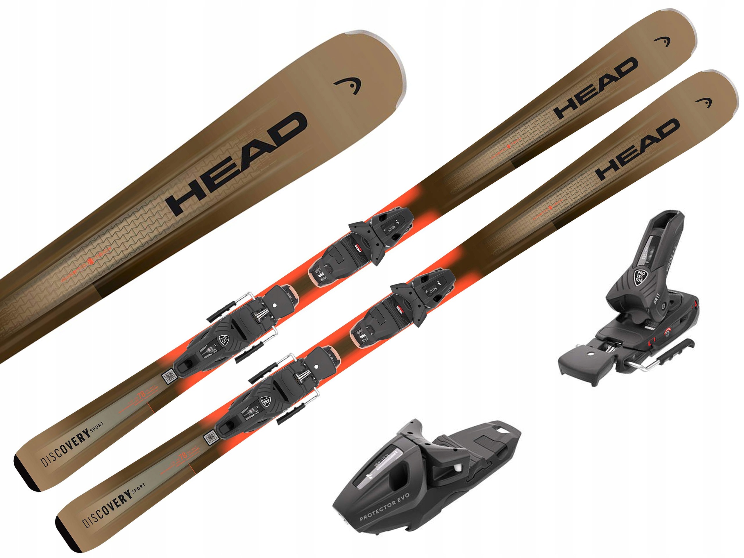 Narty Head Discovery 78 Sport wiązania Protector Evo Pr 11GW 163cm