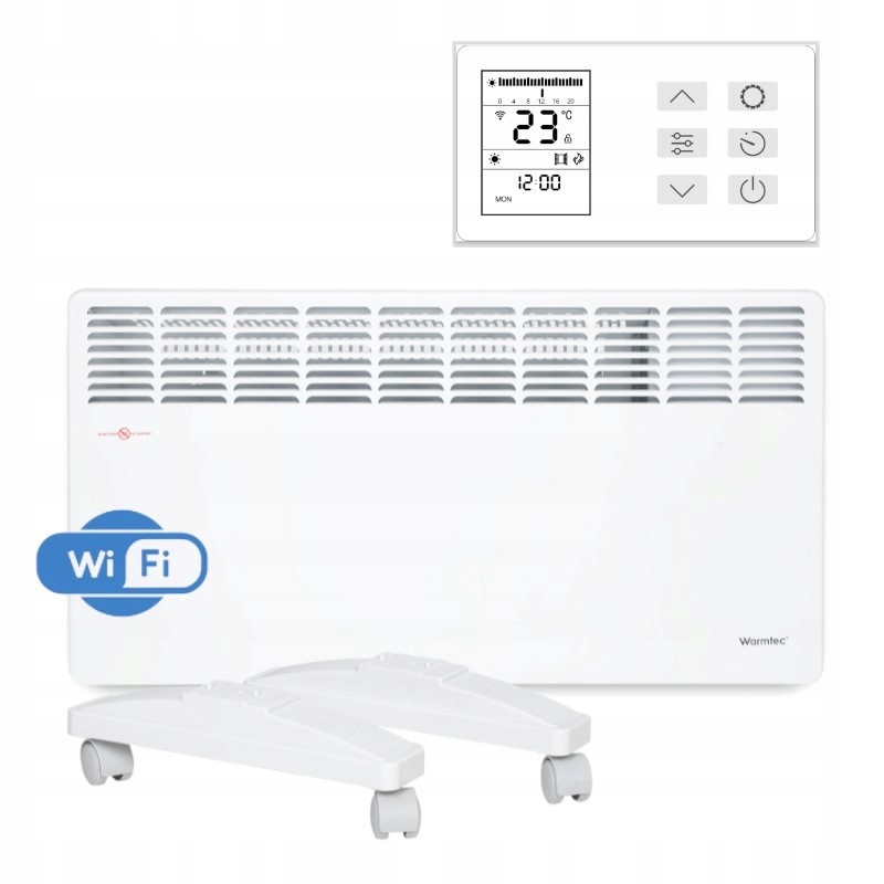 Grzejnik Elektryczny Ewe+ 2000W Wi-fi Konwektor Stojący/ścienny Warmtec