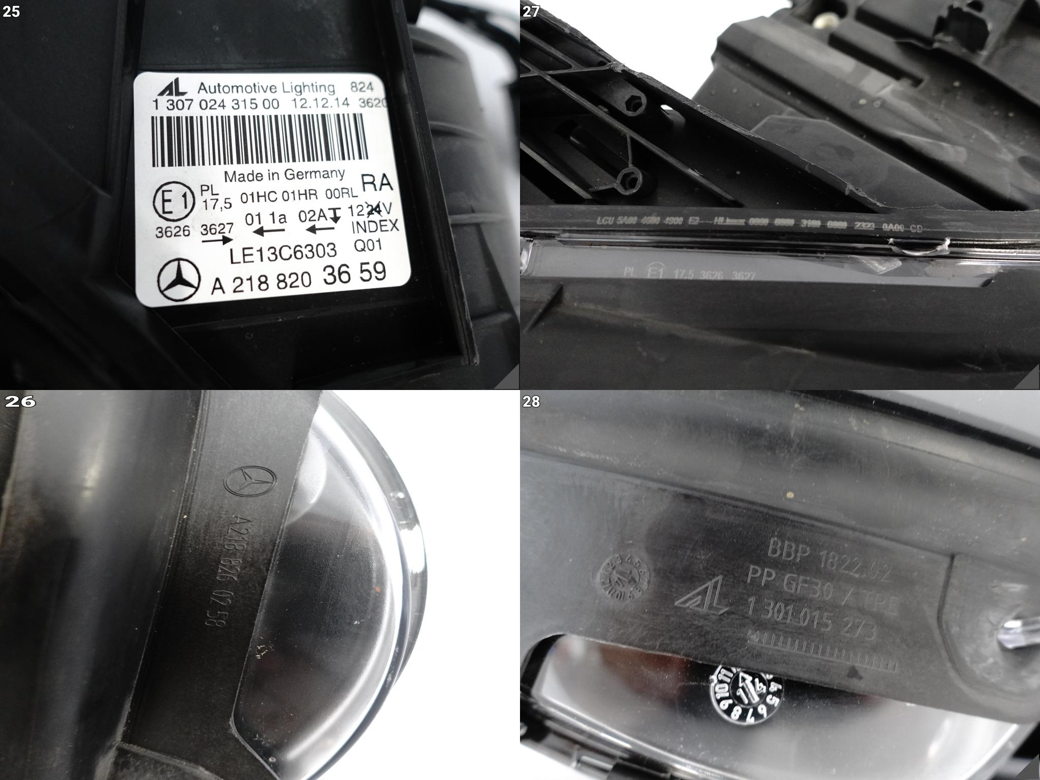 MERCEDES CLS C218 X218 W218 10-14 light FULL LED HIGH PERFORMANCE right UK