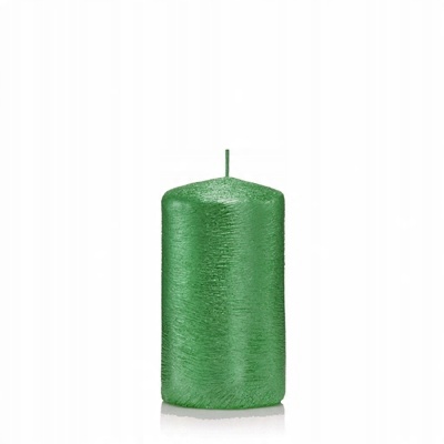 

Świeca walec Kokon świeczka 10/6 cm kolor Zielony
