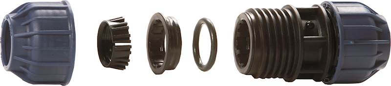 Przelot 40x40 skręcane PN10 Marka Alfa