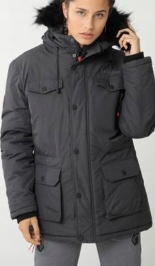 Kurtka damska Geographical Norway Szara rozm. M