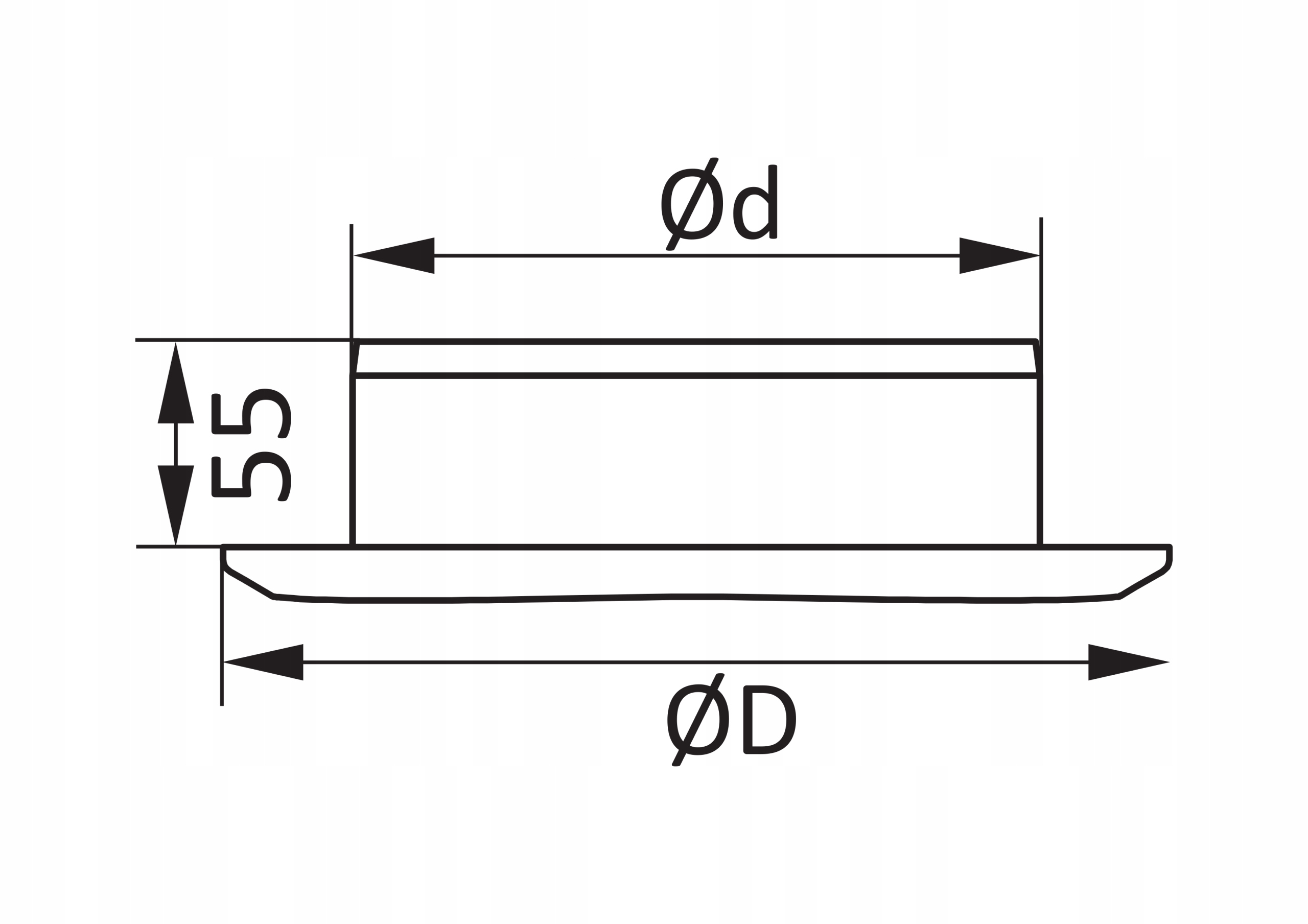 Anemostat METALOWY ZAWÓR SUFITOWY NAWIEWNY 125mm Kod producenta AN125