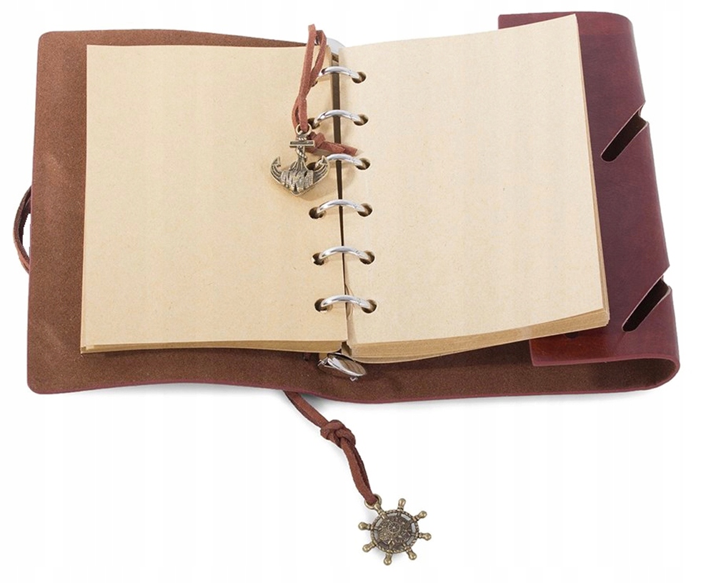 NOTES PODRÓŻNIKA PAMIĘTNIK DZIENNIK RETRO VINTAGE - ZIELONY Rozmiar inny