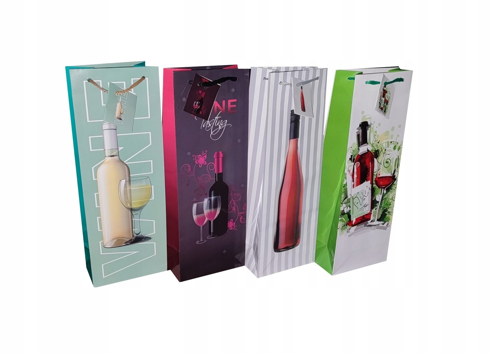 

Torebka papierowa na butelkę wino alkohol ozdobne