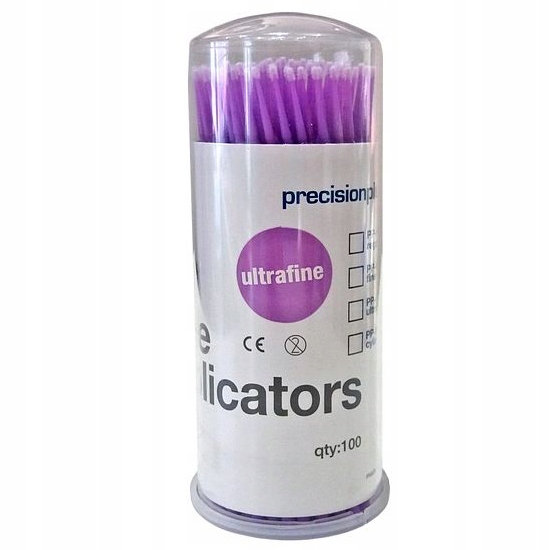 

Mikroszczoteczki Aplikatory do Rzęs 1 mm 100 sztuk