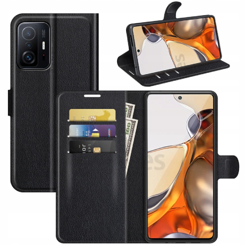 

Etui Portfel Litchi Case Do Xiaomi 11T 11T Pro