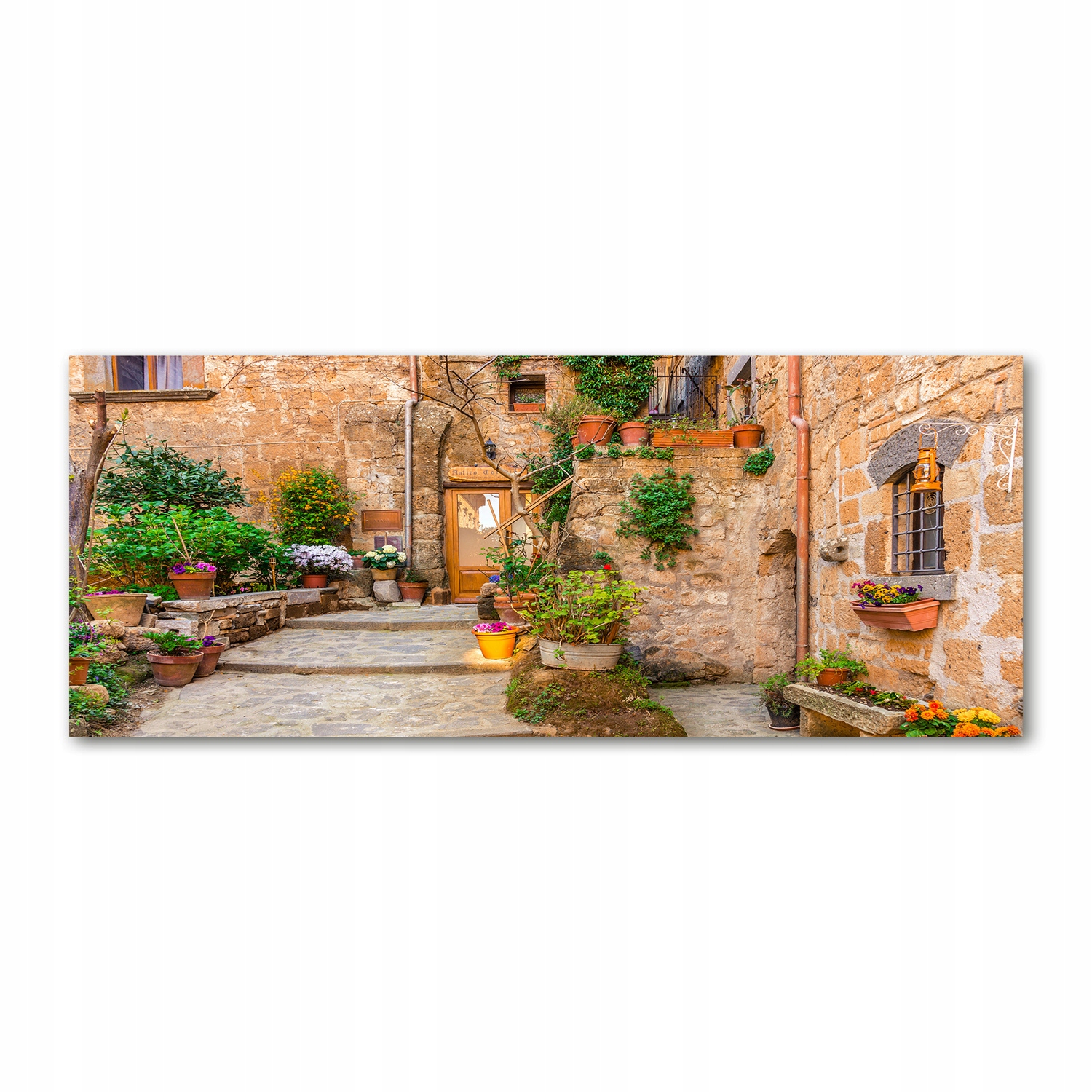 

Foto obraz szkło akryl Urokliwa uliczka 125x50 cm