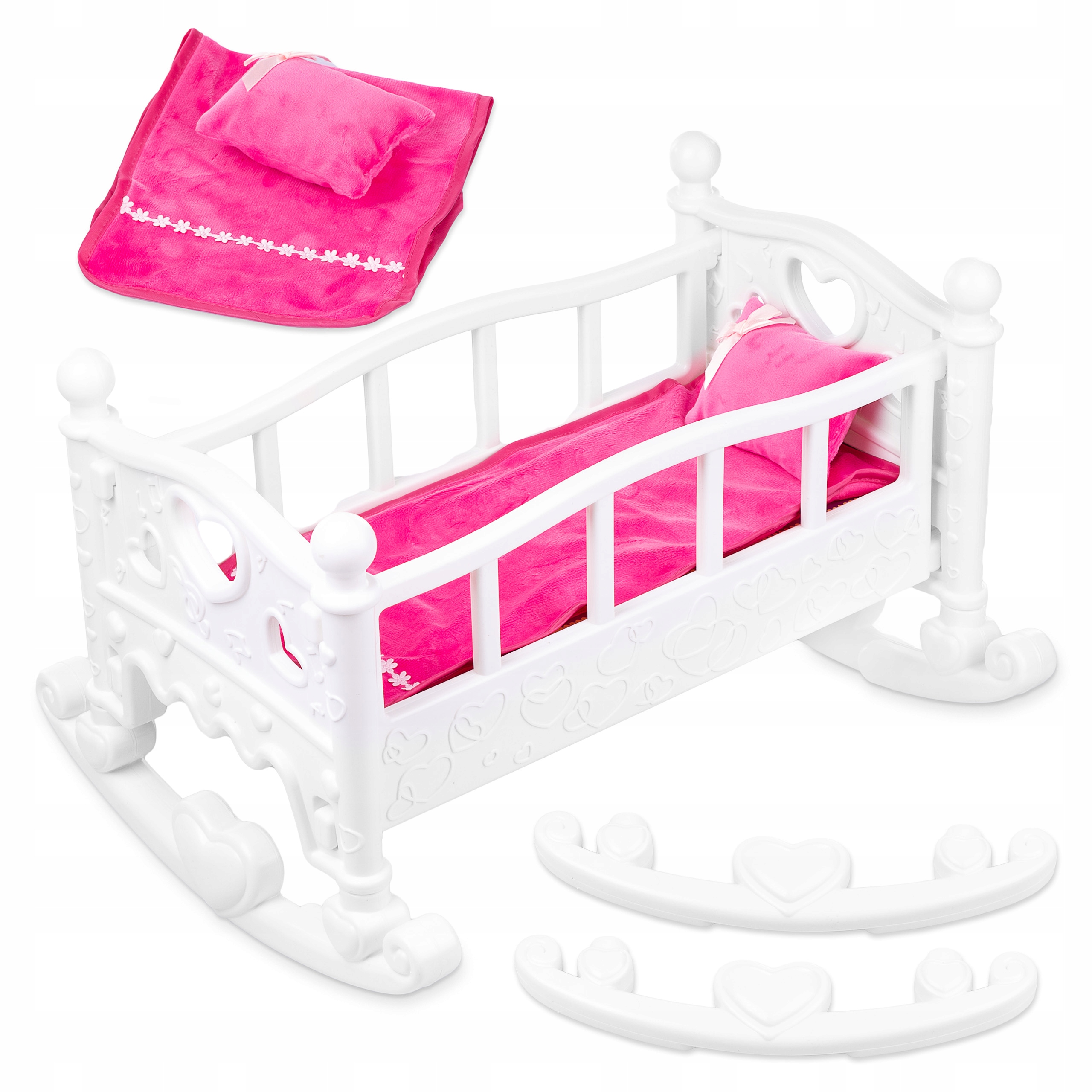 KINDERPLAY кукольная кровать колыбель постельное белье большой 45 см