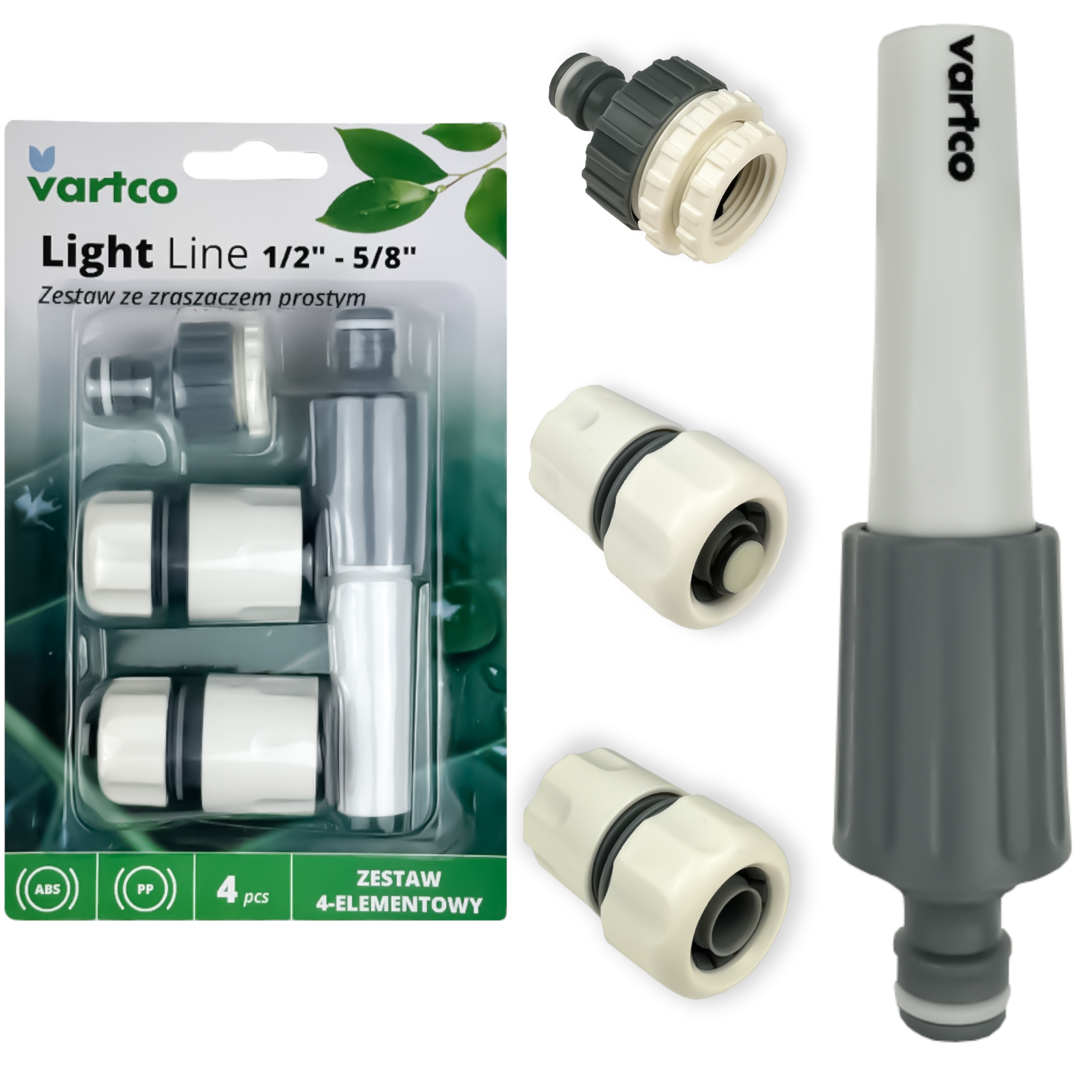 

Zestaw Ze Zraszaczem Prostym 4 Elementy Vartco