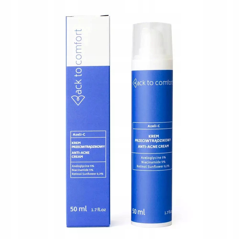 Krém proti akné Azeli-c s retinolem a niacinamidem 50 ml