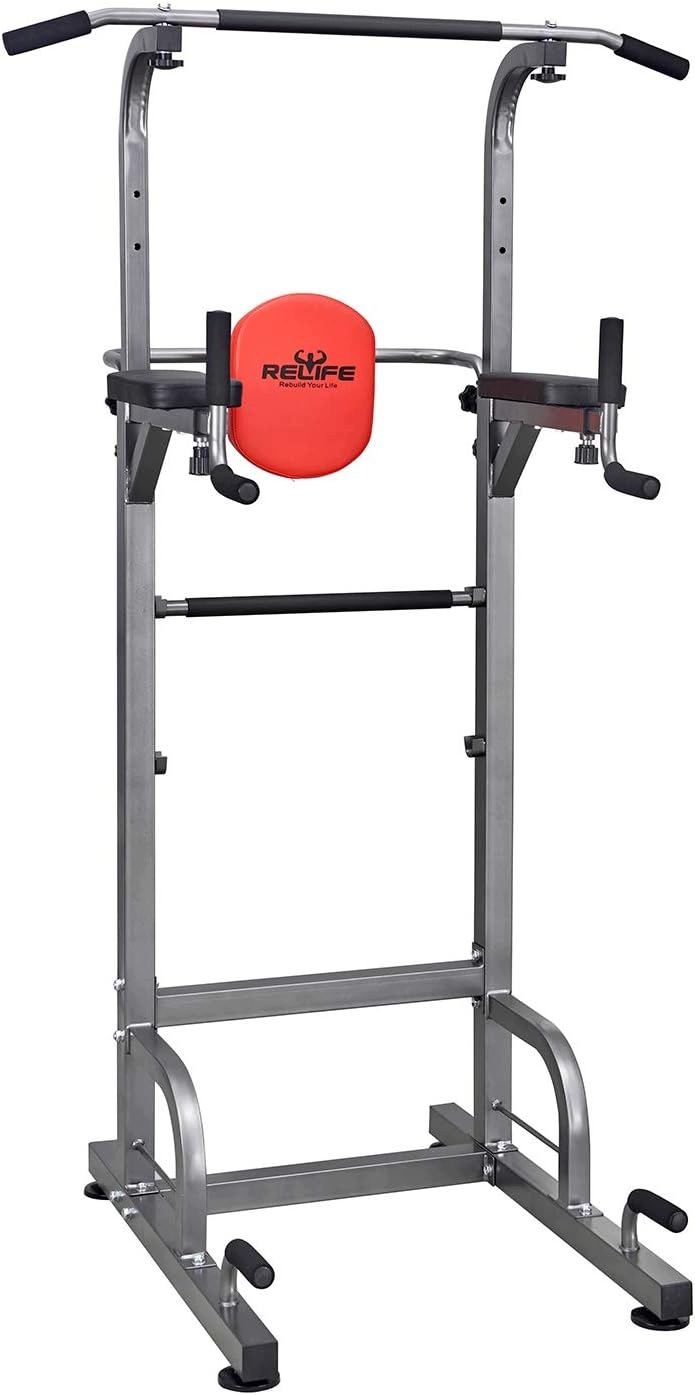 Stacja Treningowa Power Tower Relife JL-PT04 Drążek Poręcze Dip 180 Kg