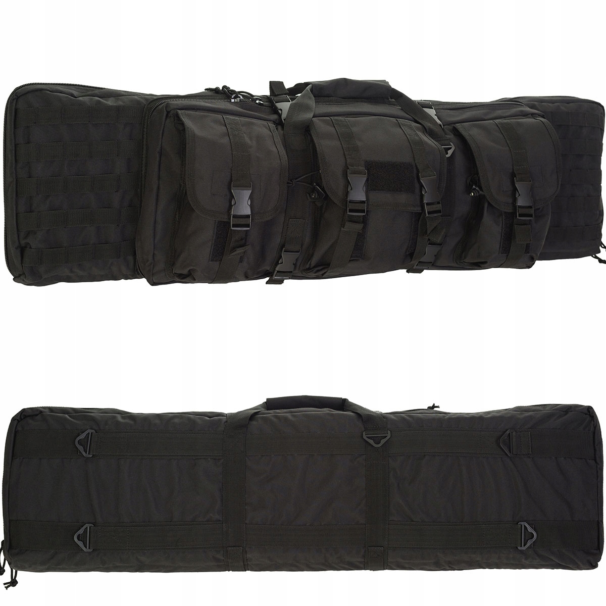 Pokrowiec na Broń Długą Karabin Krótką Pistolet Rifle Case Czarny